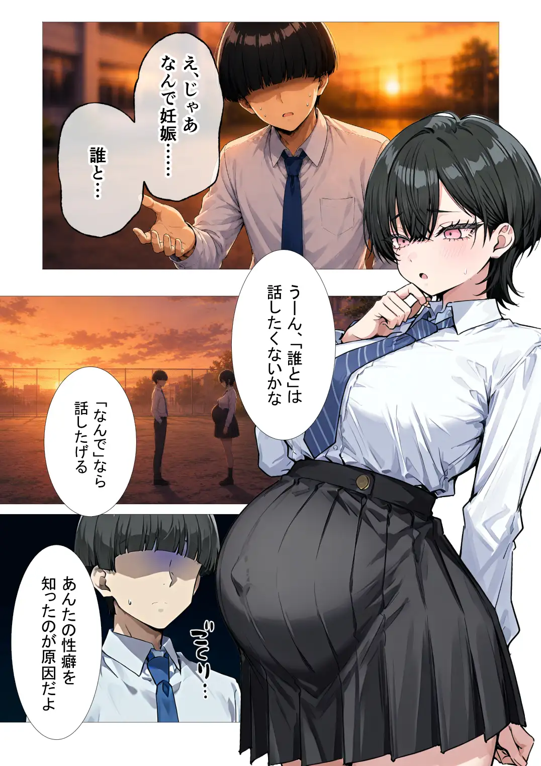 孕トモ-オレのNTR性癖のせいでデキ婚した親友- サンプル画像 3