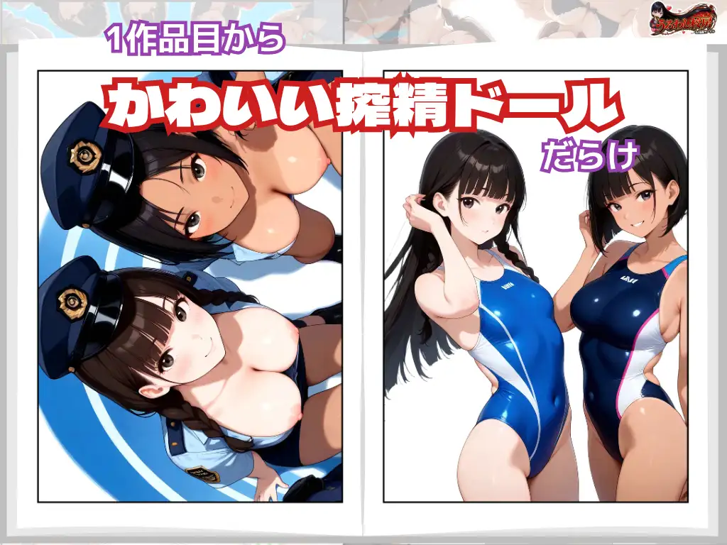 AI搾精ドール真面目で健気な彼女達セット作品 サンプル画像 2