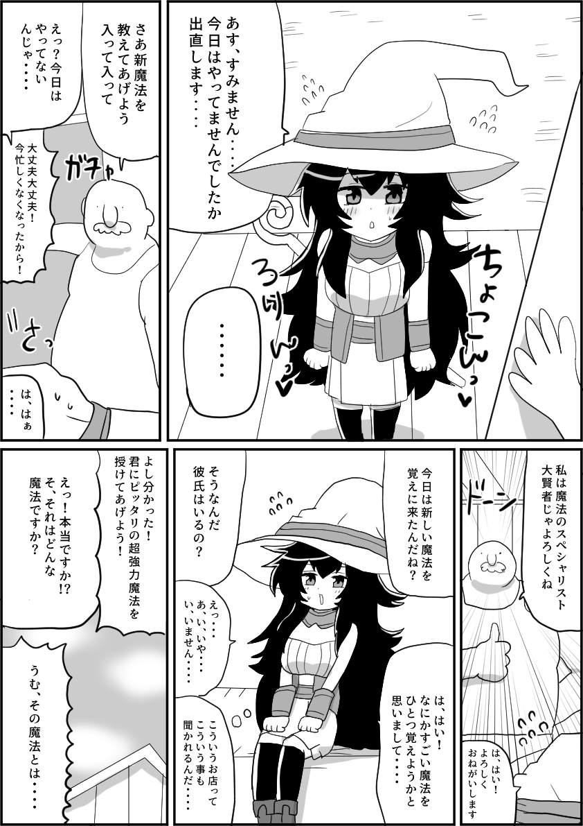 魔法使いエーミア セクハラ詐欺魔法店に騙される ~ぽんこつ魔法使いと剣士さんifシリーズ(2)~