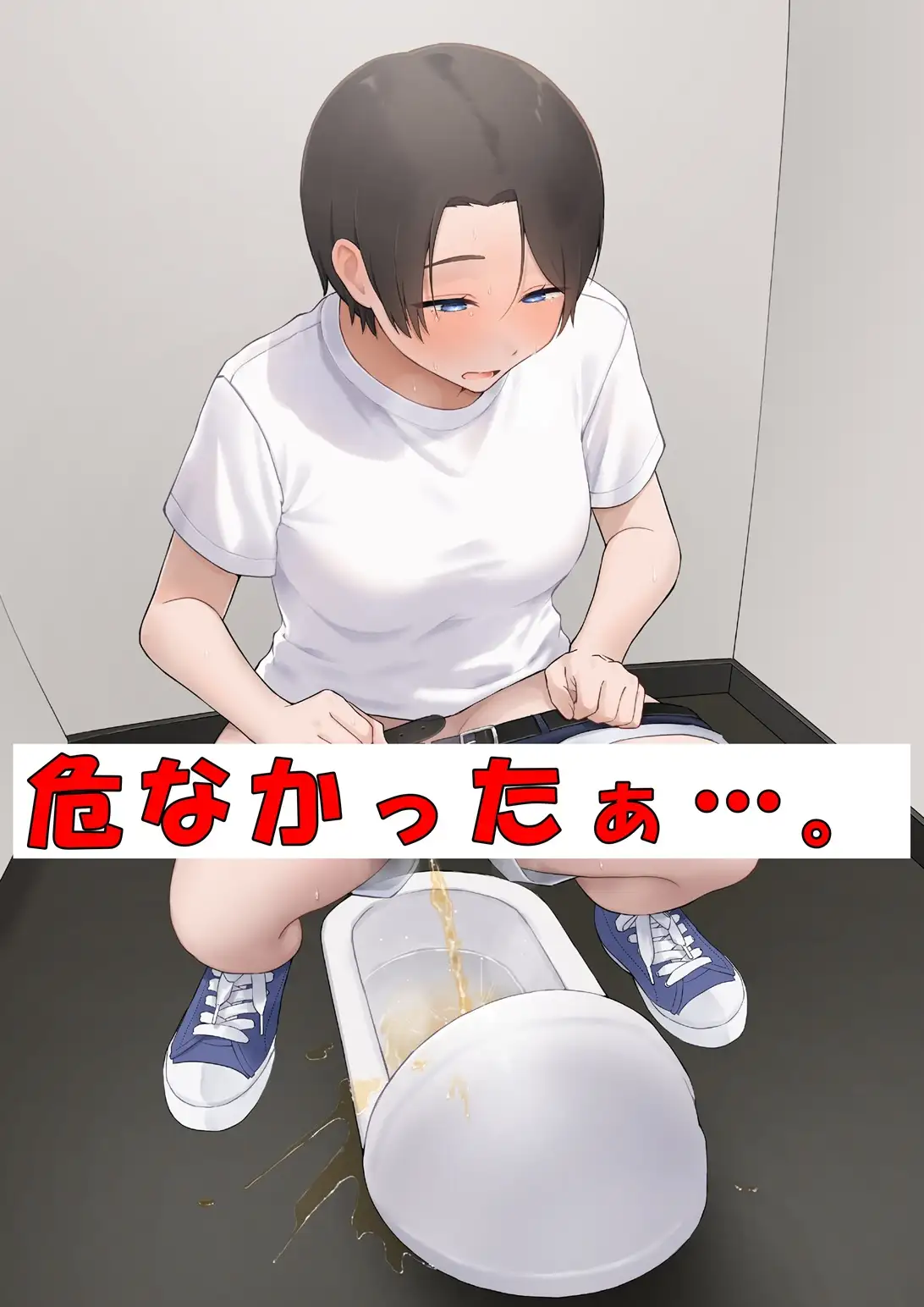 尿意限界！授業中JDちゃん！ サンプル画像 2