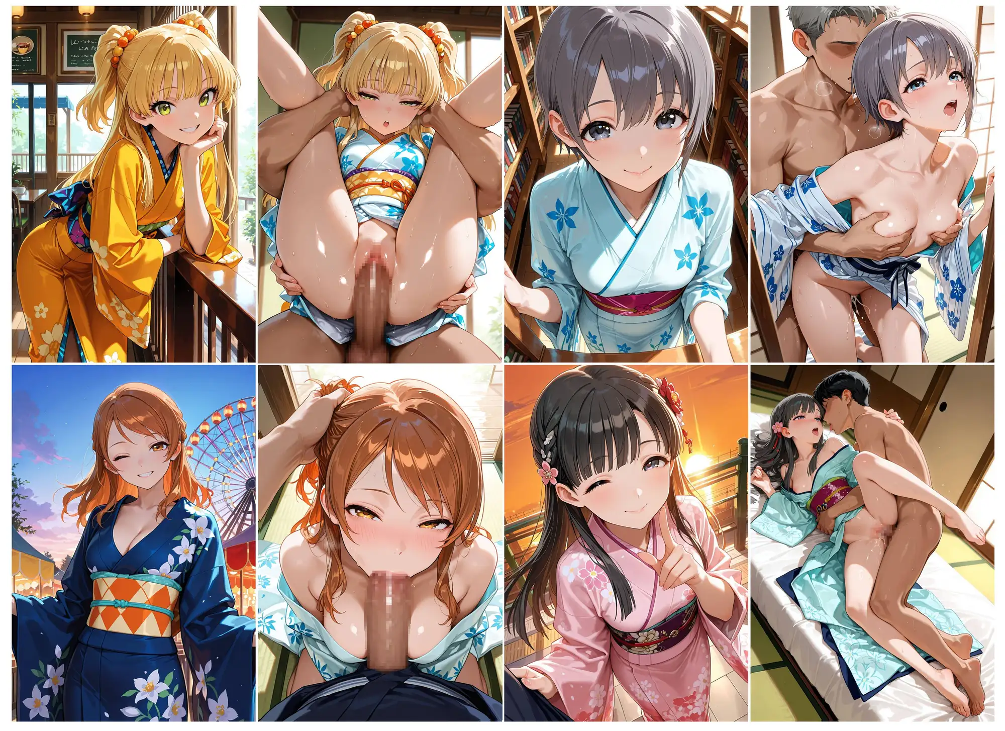 シンデレラアイドルとエッチする話 和服・ナース編 サンプル画像 2