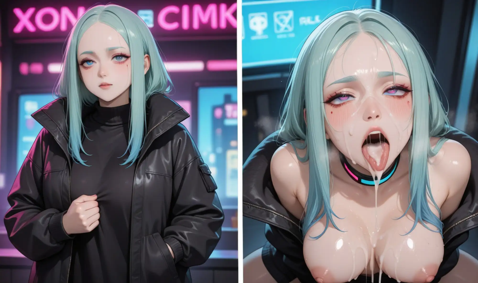 サイバーパンク2コマ サンプル画像 2