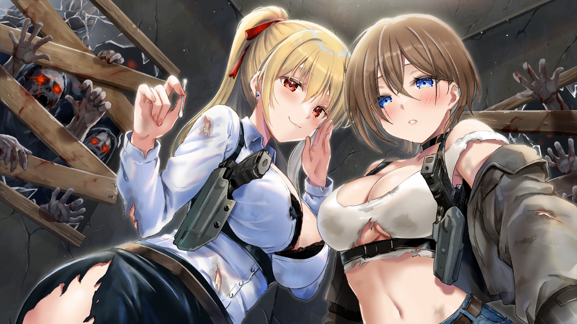 ゾンビに囲まれたので、とりあえず耳かきしよう 画像1