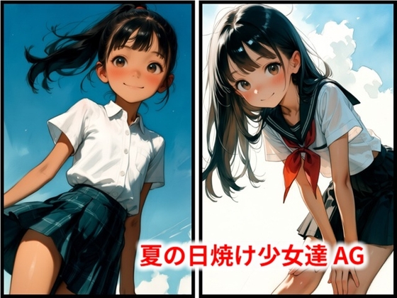 夏の日焼け少女達 AG