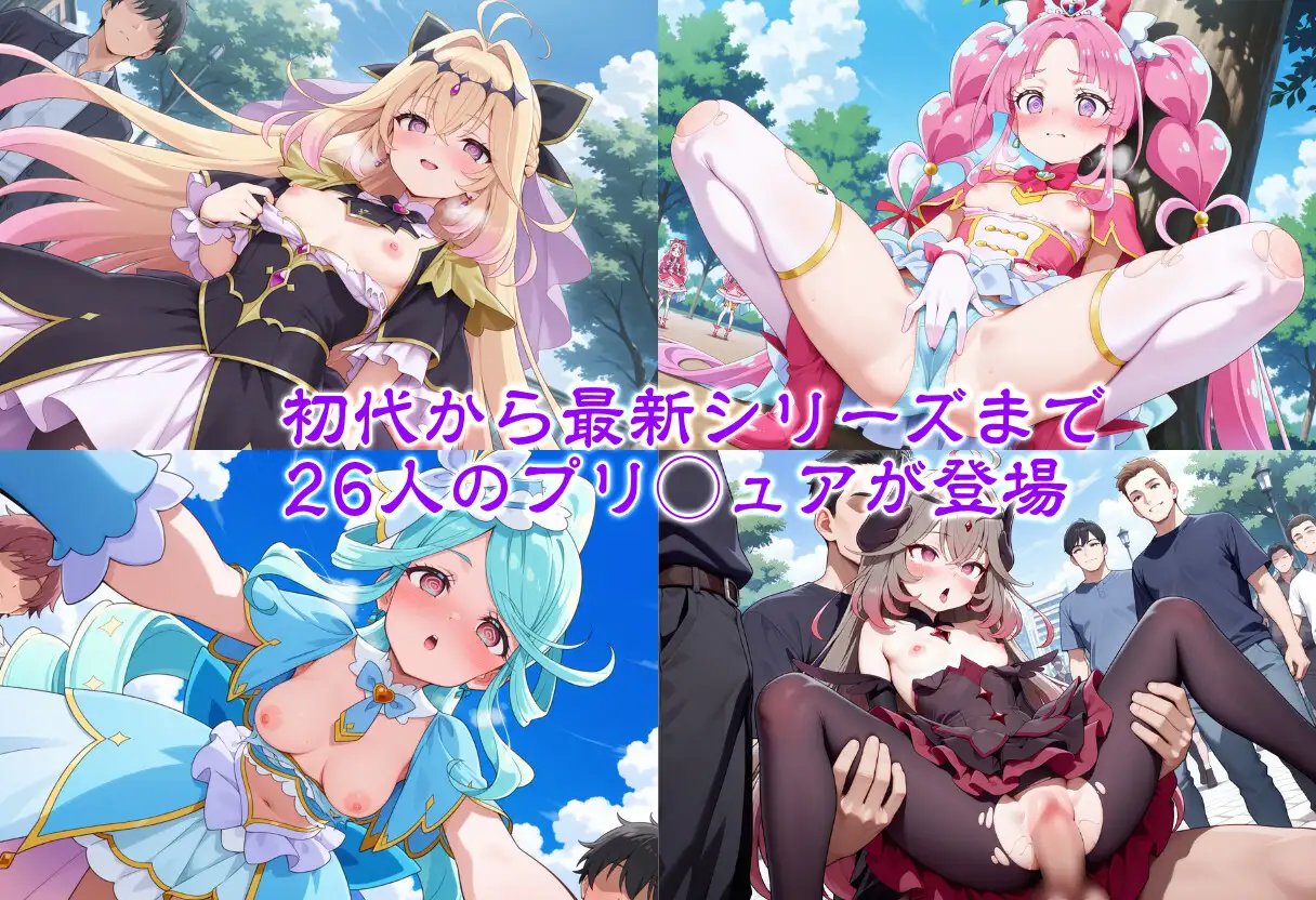 プリ◯ュア敗北操心 サンプル画像 2