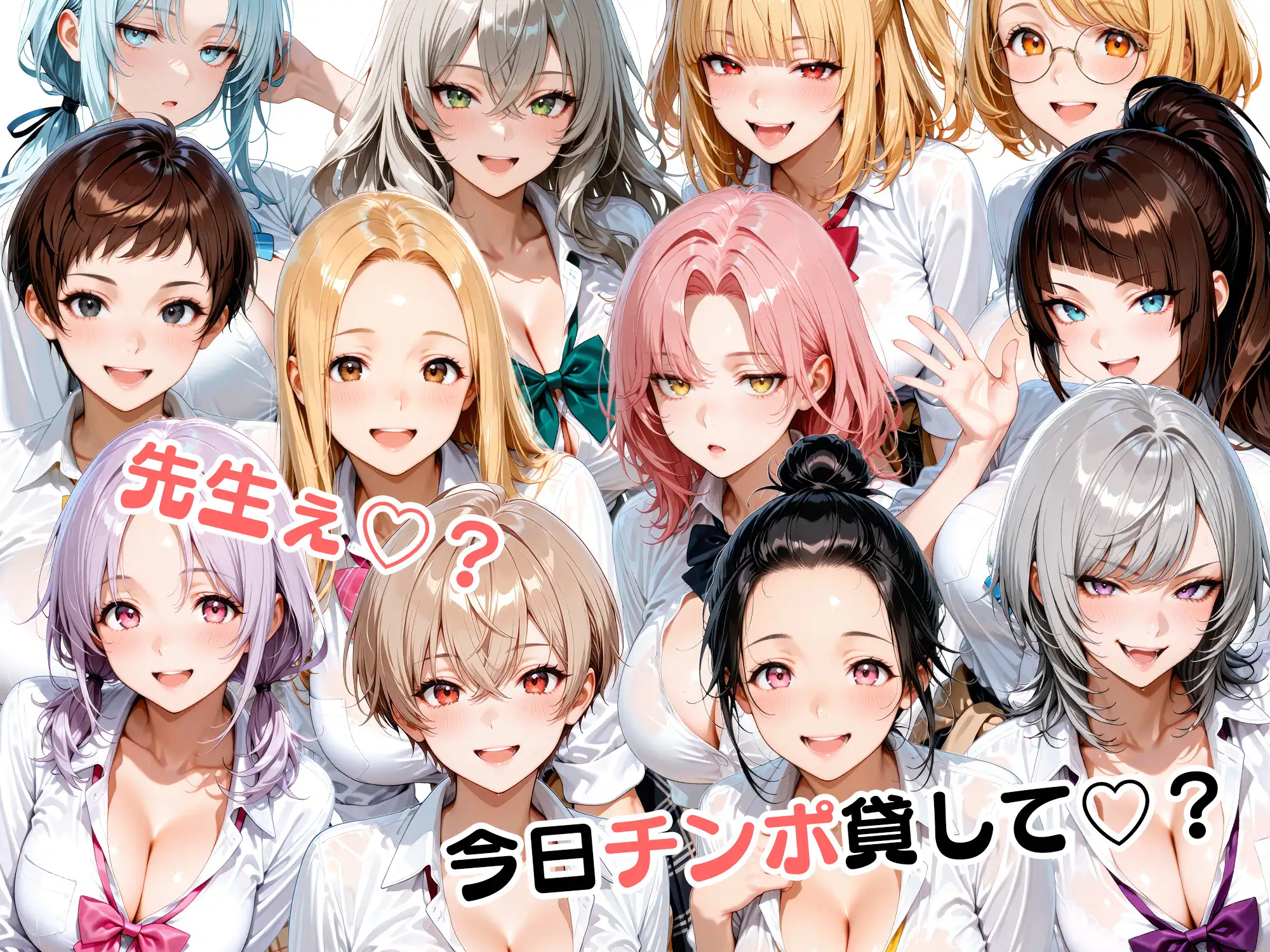 12人の生意気なギャル生徒に都合のいいチンポとして扱われる日々 サンプル画像 10
