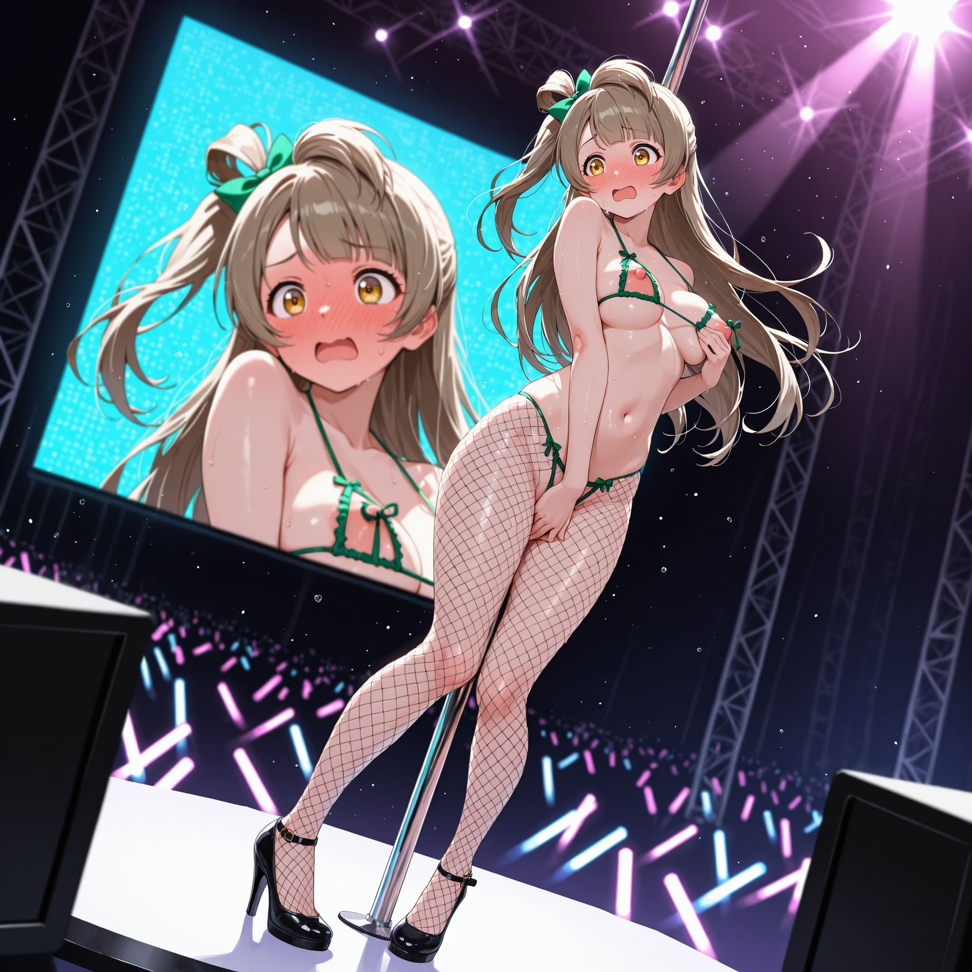 恥ジライブ!! ポールダンス 穂○果・絵○・こ○り 画像7