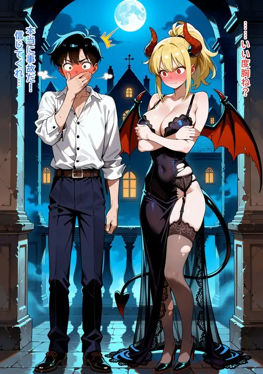 サキュバスと人間の禁断行為 サンプル画像 2