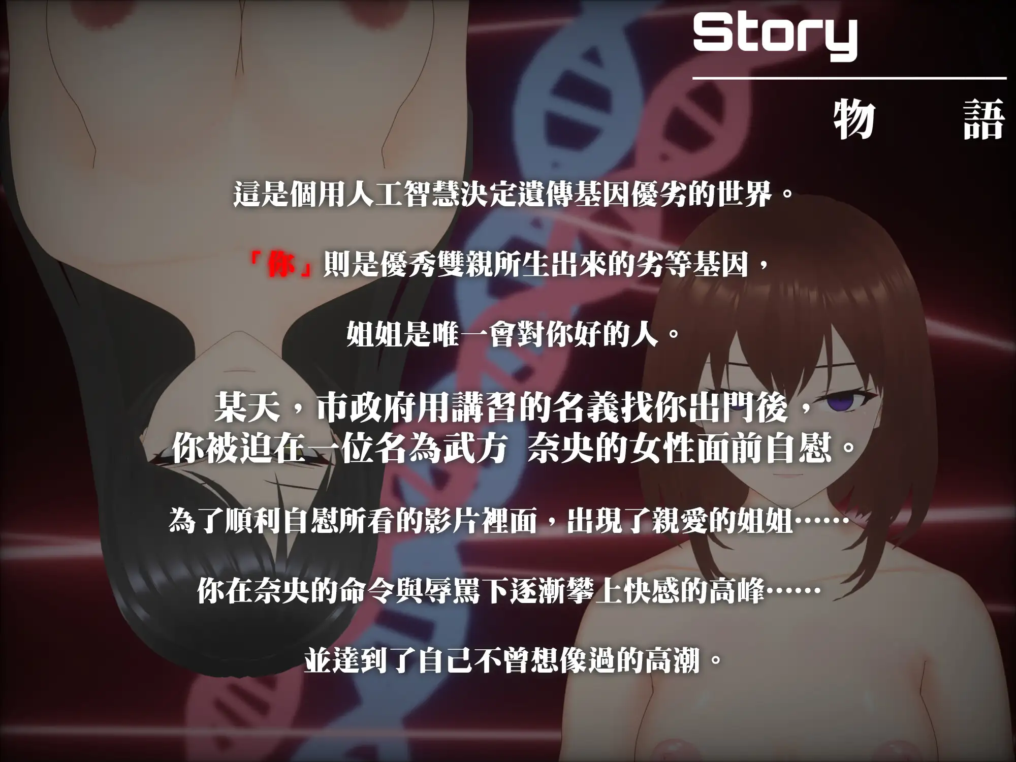 [繁體中文版]【3D自慰指導動畫】強行破壞性癖的抖M自慰 洗腦自慰輔助,看著姐姐的雜交影片, 在抖M的強烈歡快之中大腦邁向毀滅 サンプル画像 5
