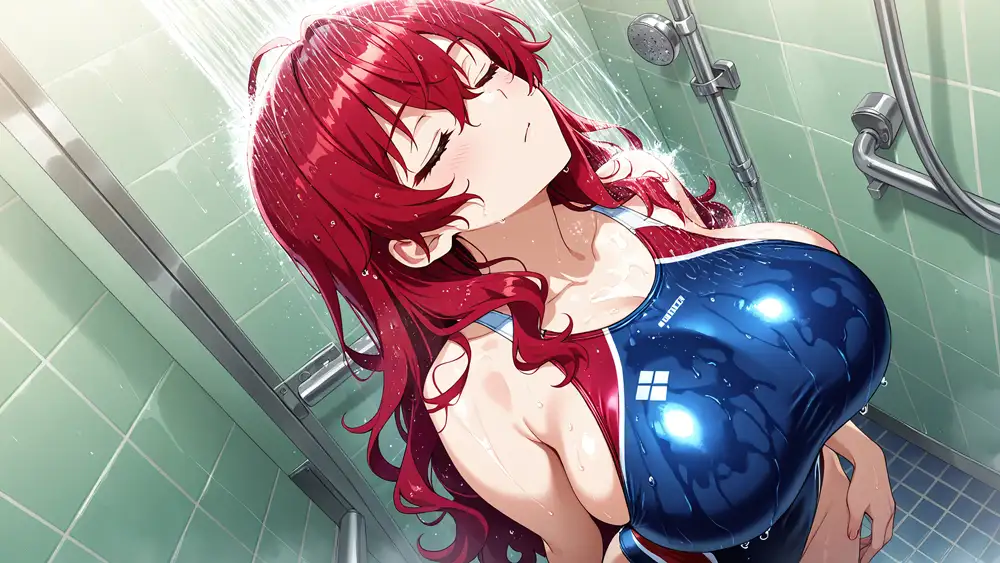 爆乳茶赤水泳美女がコーチと秘密契約で淫らな個人レッスン【4K】 サンプル画像 7