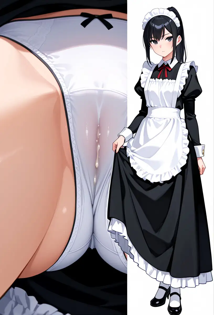 クラシカルメイドさんと事後パンツ サンプル画像 2