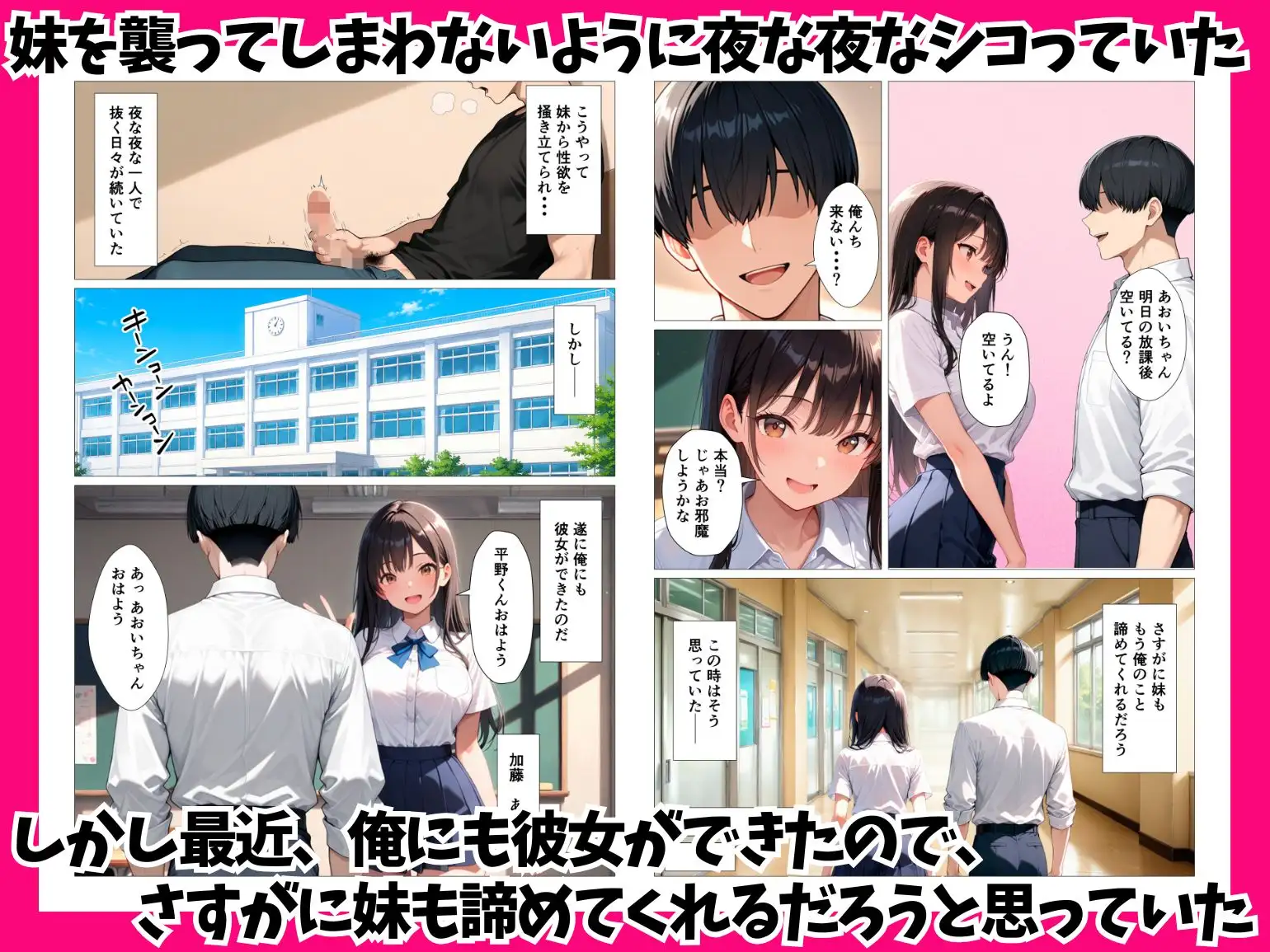 小悪魔な妹に理性崩壊濃厚甘々セックスした話 サンプル画像 4