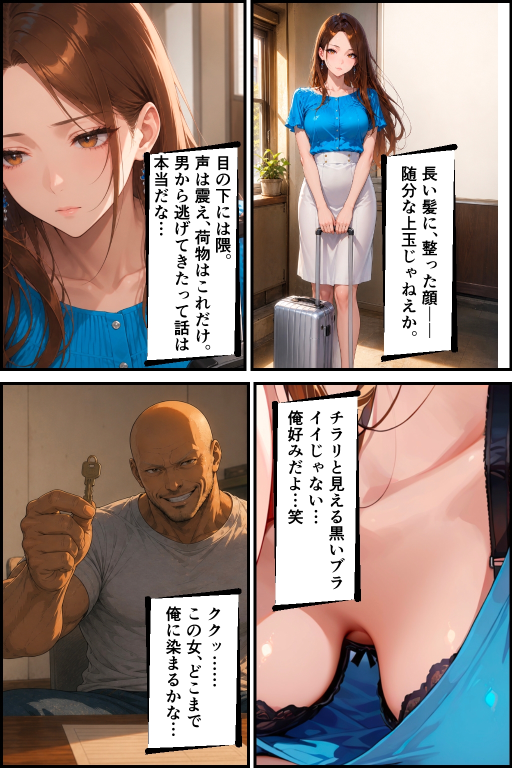 訳あり美女限定アパート！逃場無犯荘 大家に調教される逃亡メスたち 橘葵編 サンプル9