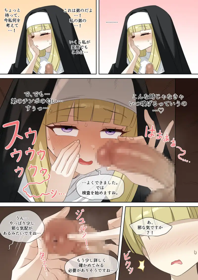 弟をだますシスターさま サンプル画像 9
