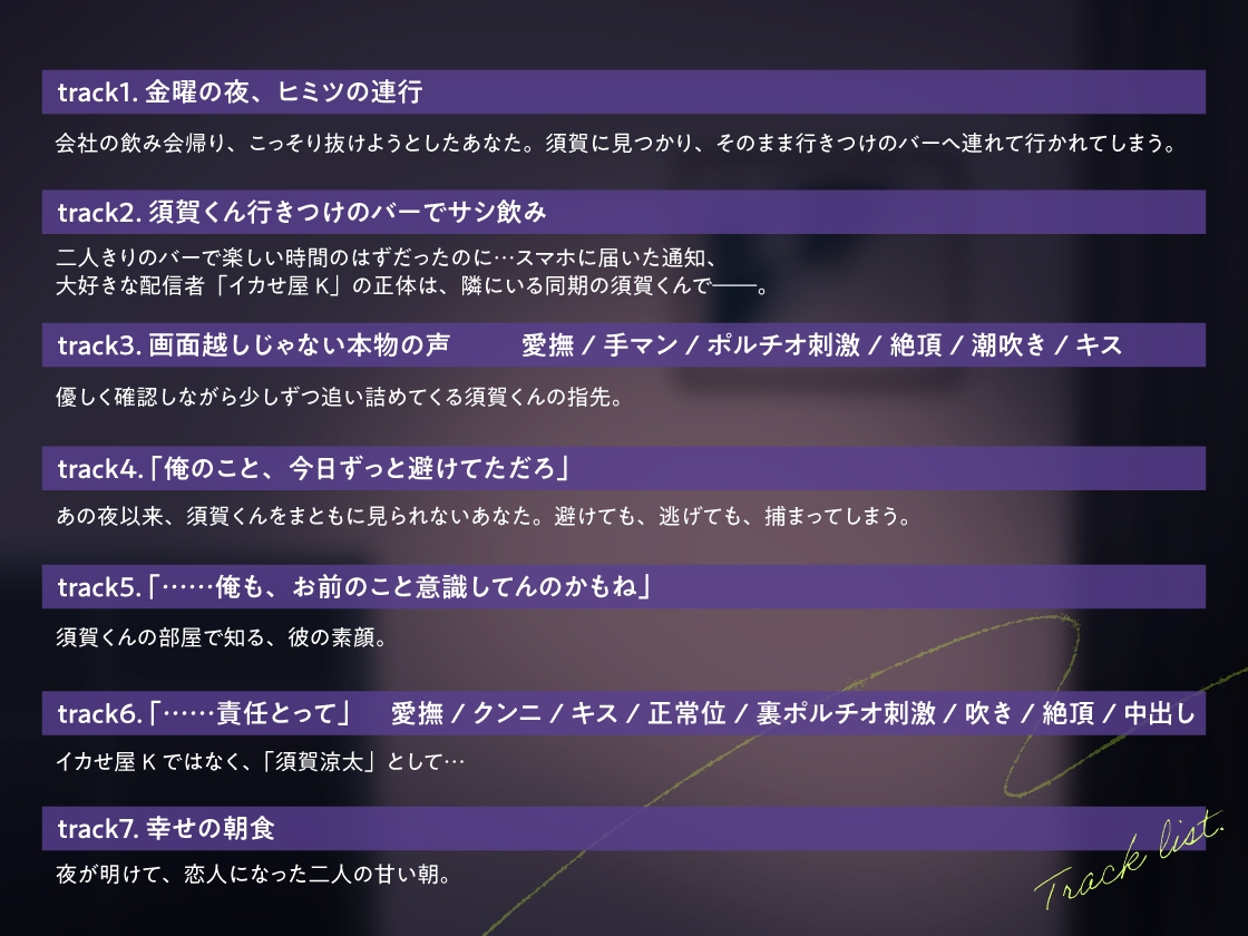 【溺愛ハピエン×ポルチオ開発×連続絶頂】同期の須賀くんは侮れない。  推しの裏垢配信者の正体は、隣の席のチャラ男同期 ポルチオ刺激で限界まで連続絶頂溺愛ピストン-5画像