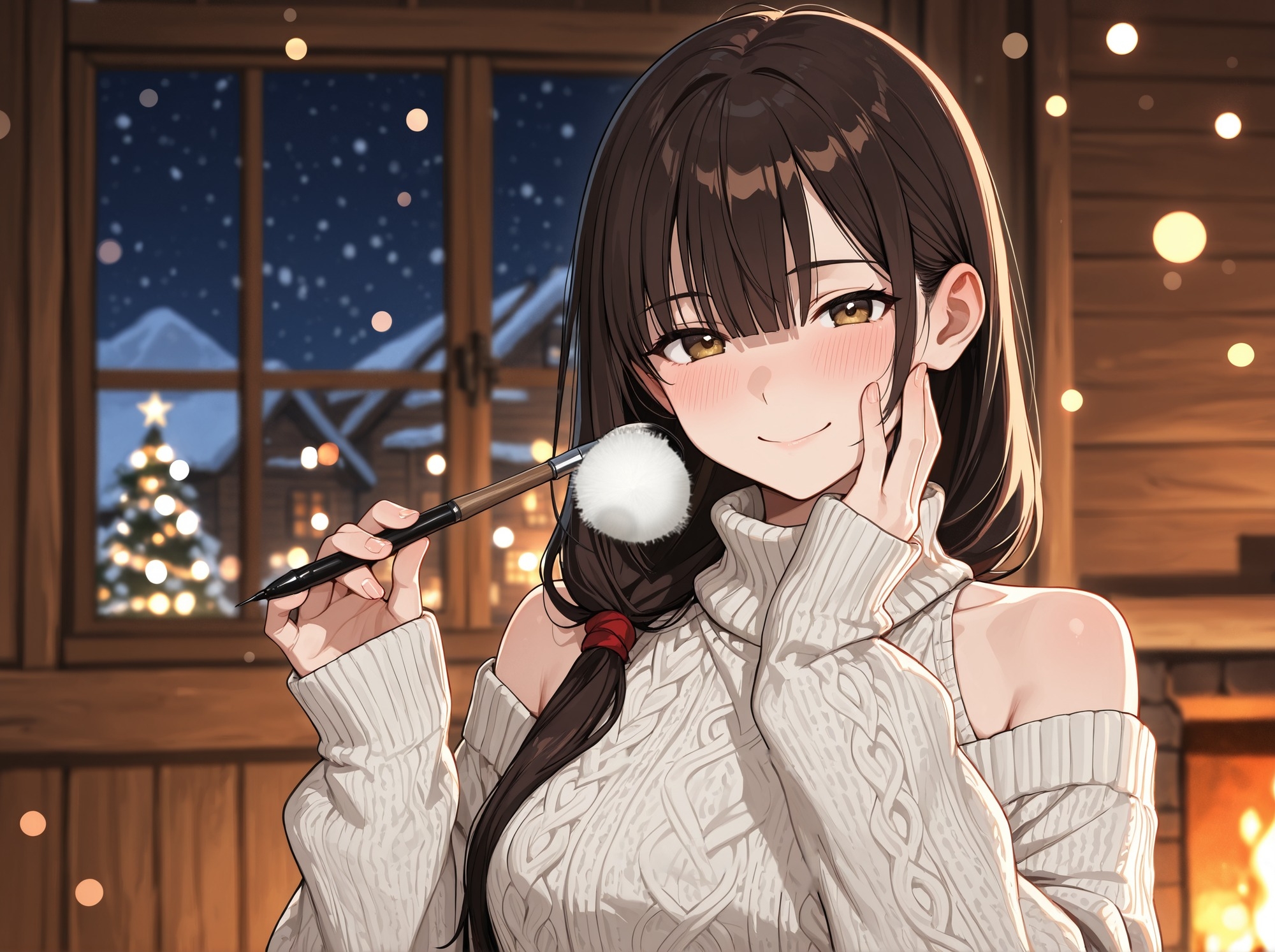 聖夜のコテージ ひなたの甘やかし耳かきASMR ～雪に降りこめられた夜、二人きりで～ 画像1