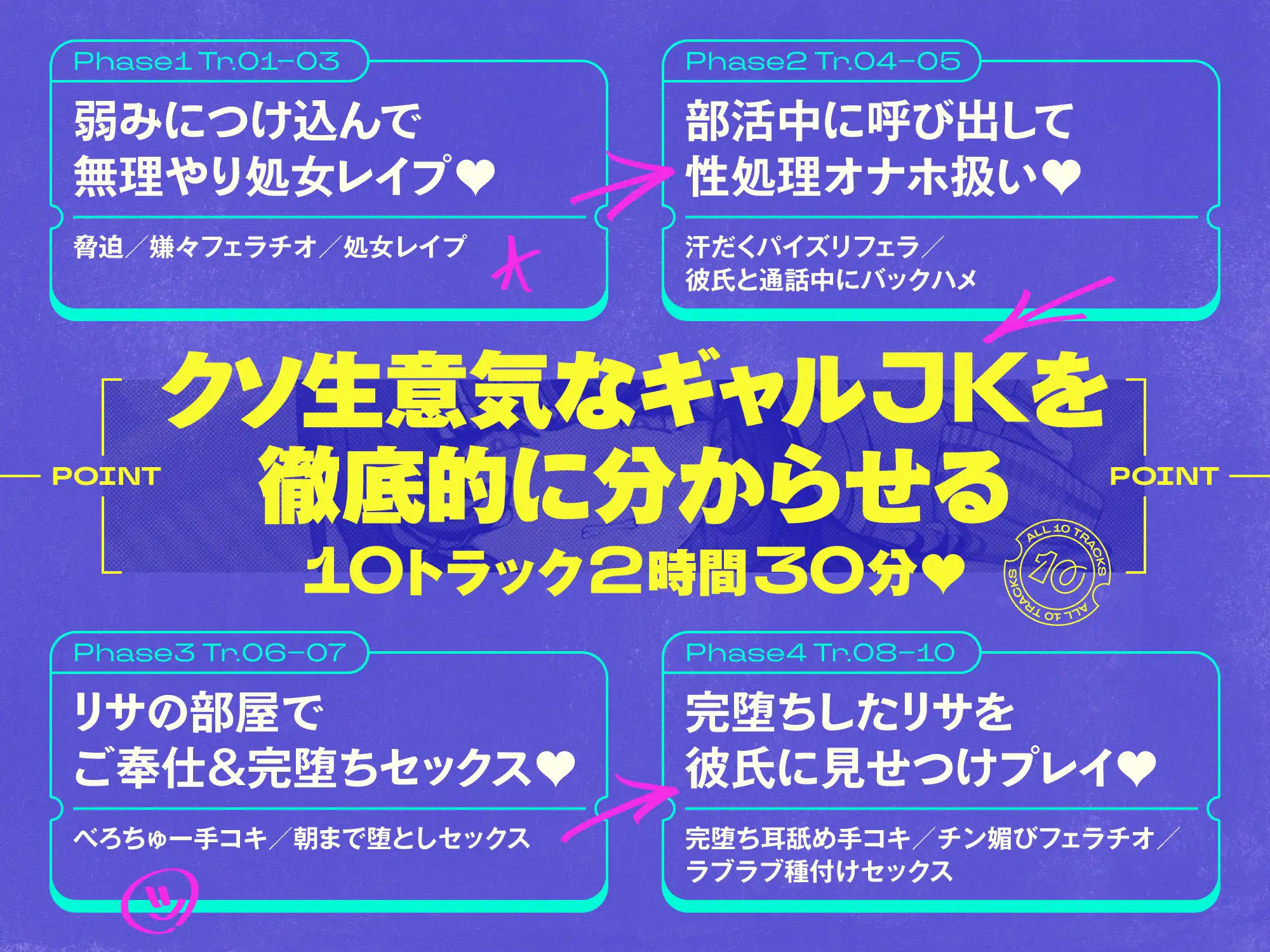 ✅9/28まで限定特典!✅生意気デカ乳ギャルJKがチンカス汚ちんぽなんかに負けるわけない!!【KU100】_4