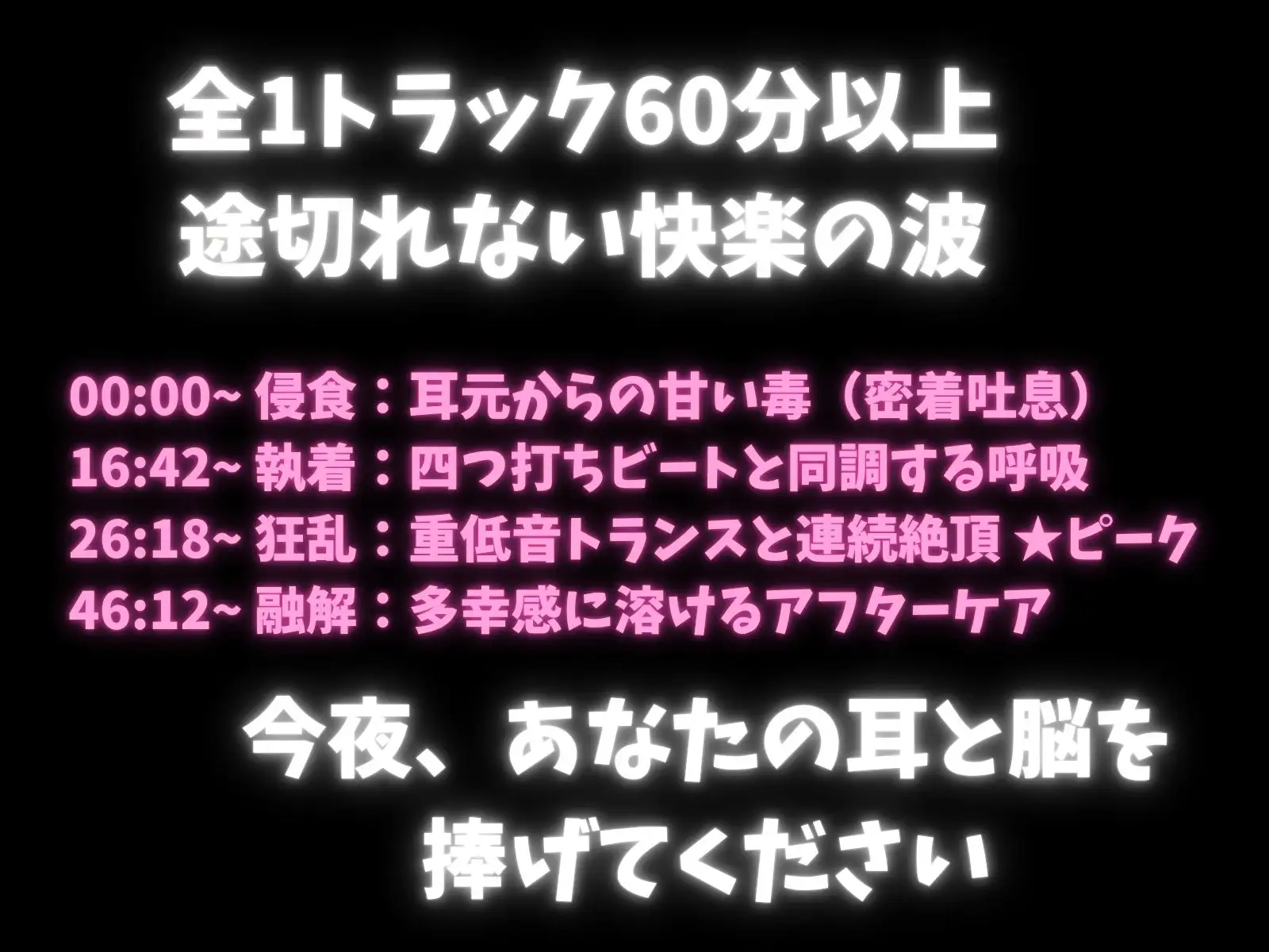 【立体音響脳内麻薬】音と喘ぎに殺される60分セッション。脳内麻薬を溢れさせる超立体音響トランス サンプル画像 3