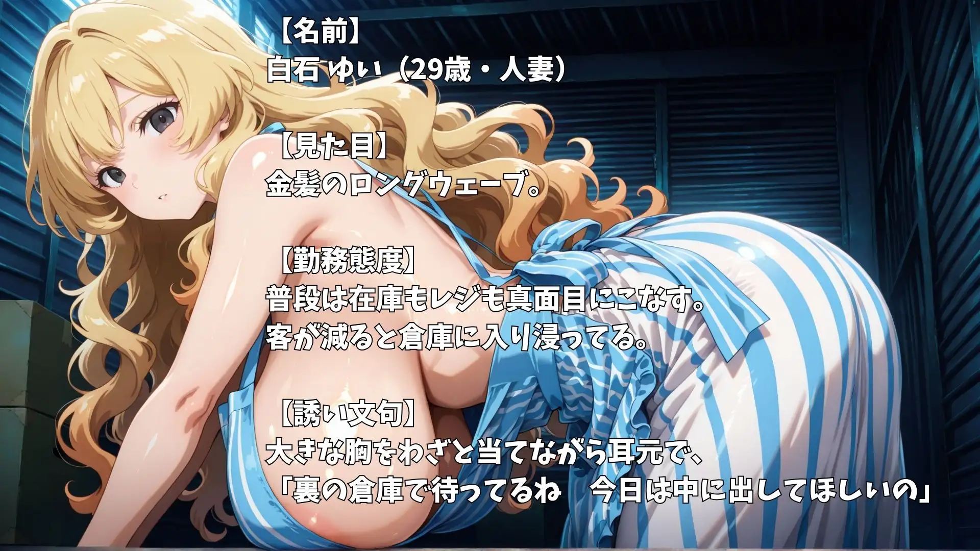 【4K】深夜のコンビニバイト中に淫乱人妻と濃厚中出しセックス サンプル画像 6