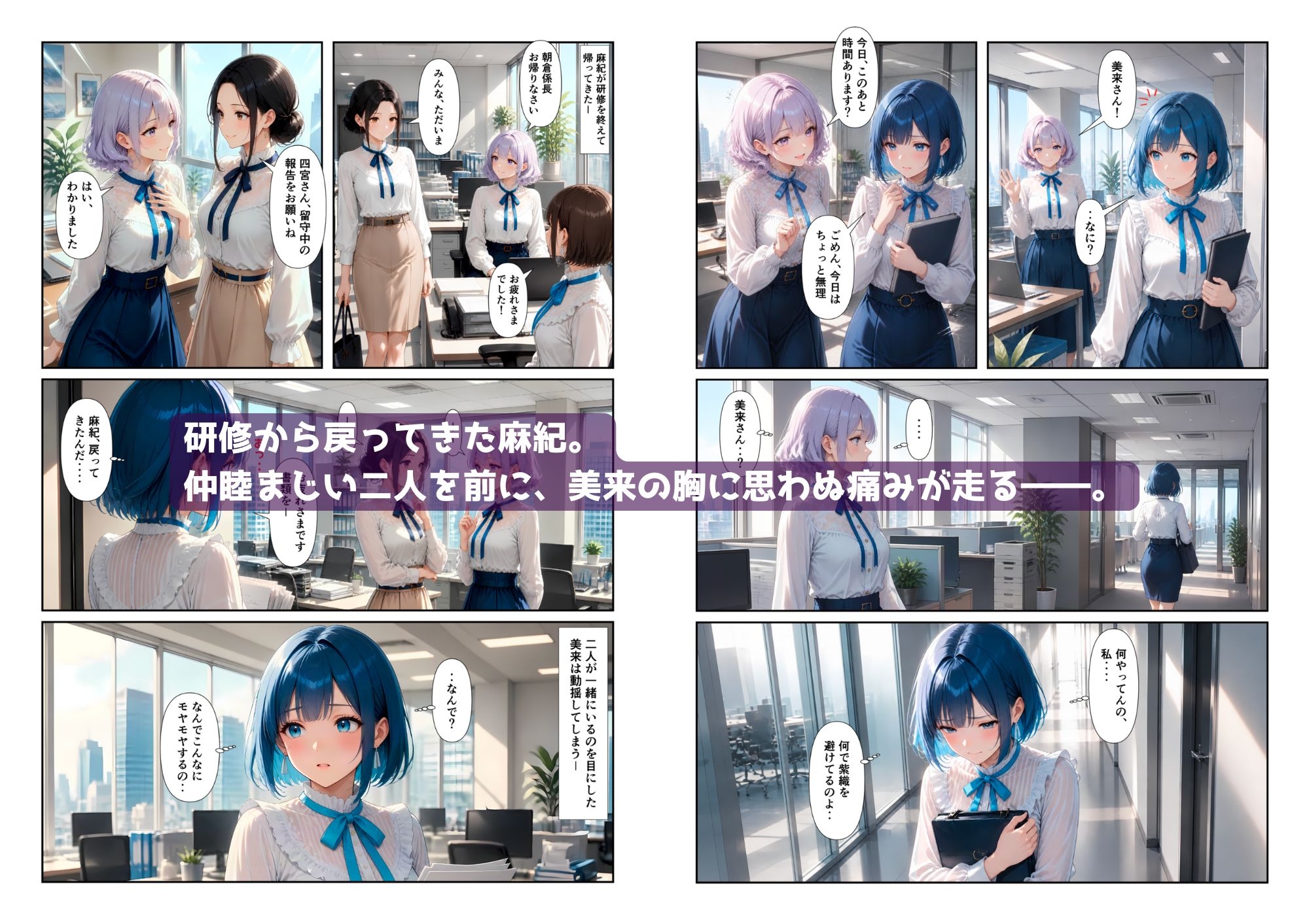 「百合・トライアングル2」～元カノと今カノ、惹かれあうふたり～ サンプル6