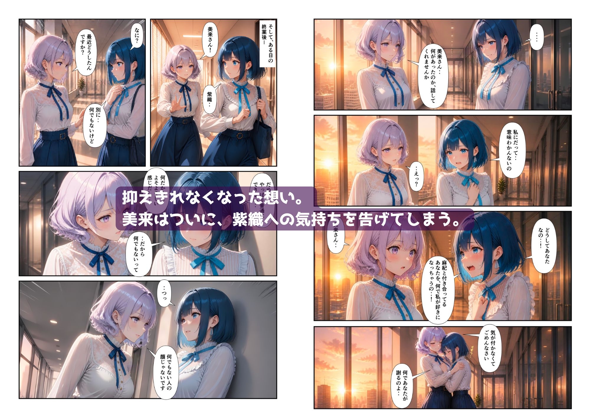 「百合・トライアングル2」～元カノと今カノ、惹かれあうふたり～ サンプル7