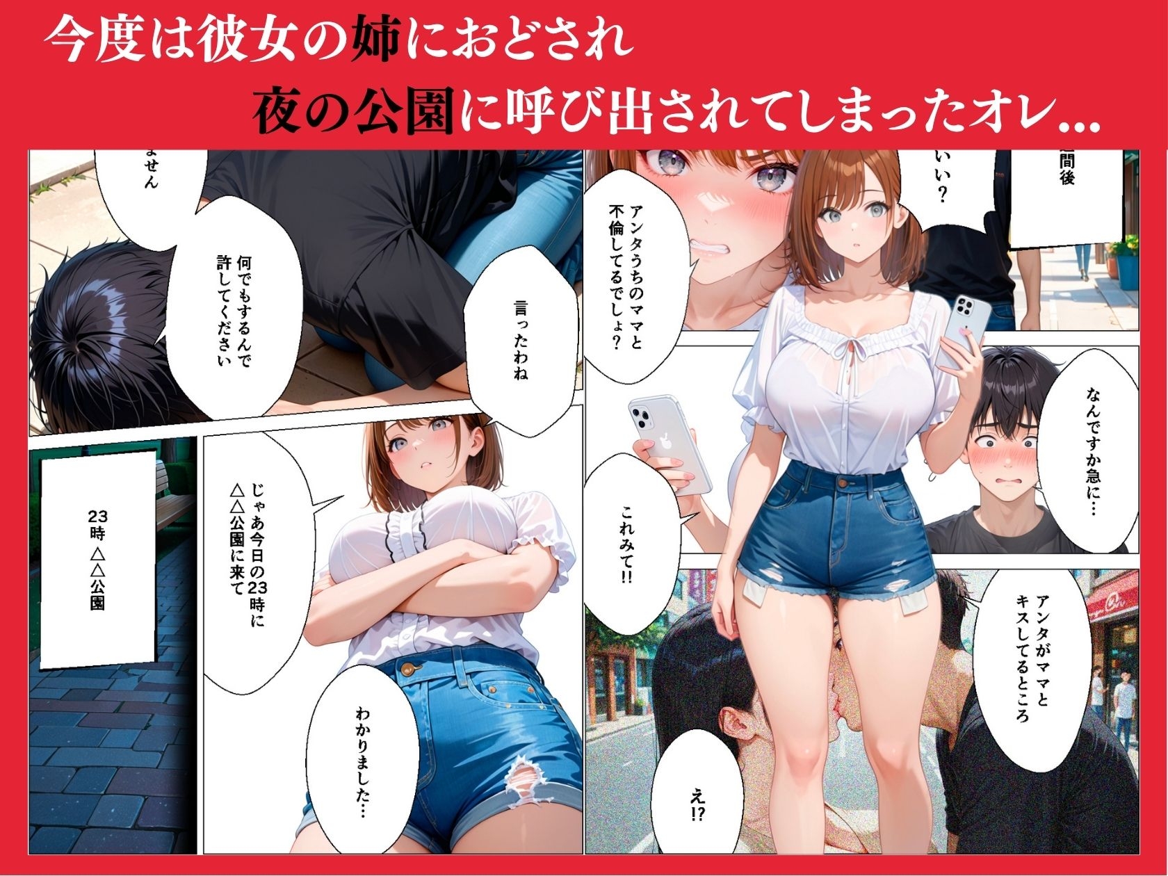 彼女の姉 妹 母が欲求不満だったので生ハメセックスしたらとんでも展開でした 画像8