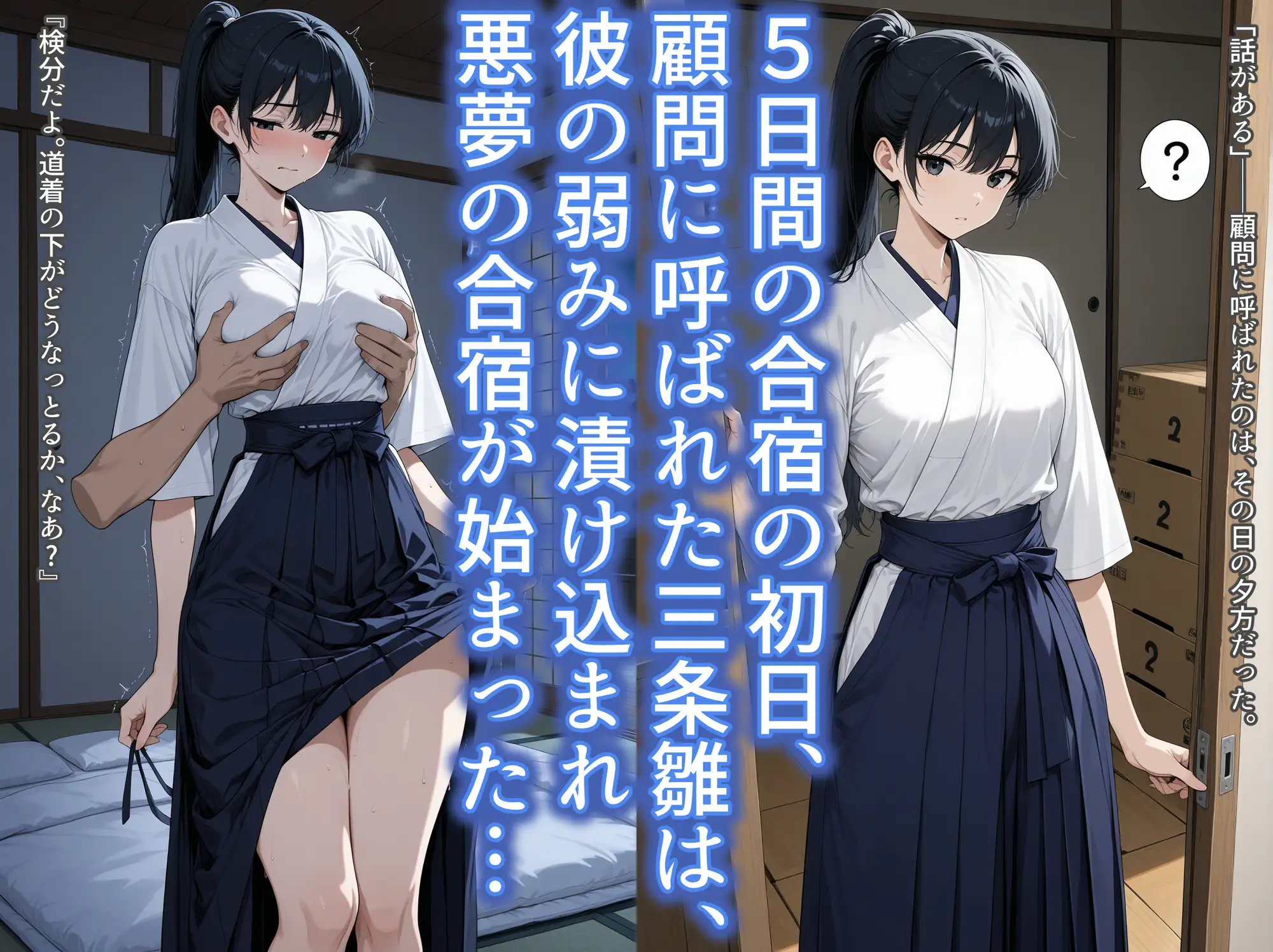 武道少女が合宿で顧問に教育されて寝取られるまで サンプル画像 2