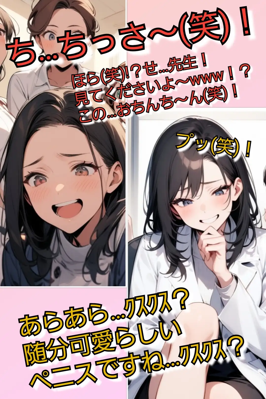 短小包茎マゾ向けCFNMボイス  君のオナニー見てあげる  【美人女医&看護師編】 サンプル画像 3