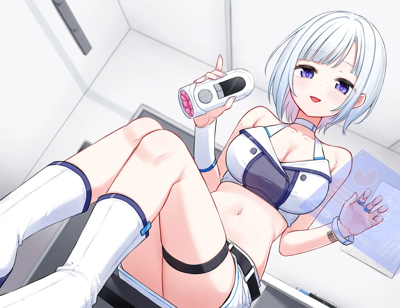 【極悪寸止めオナホ】セクサロイドYUNOIAの新型オナホ体験会～当社は、参加にともない生じた一切の事象について、責任を負いかねます～ サンプル画像 3