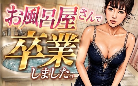 お風呂屋さんで卒業しました。