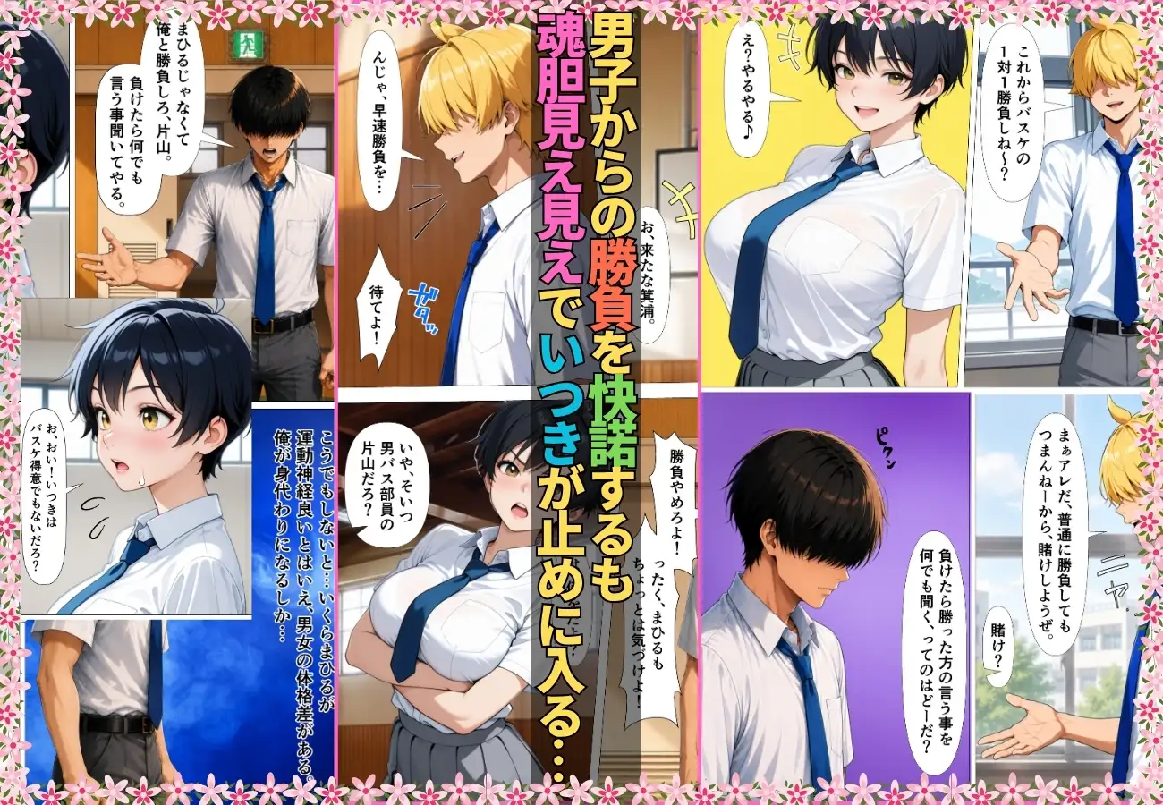 無自覚なボーイッシュ幼馴染が無防備すぎてガチンコいちゃらぶセックス【漫画】【女子校生】【あまあま】【初体験】【153p】 サンプル画像 4