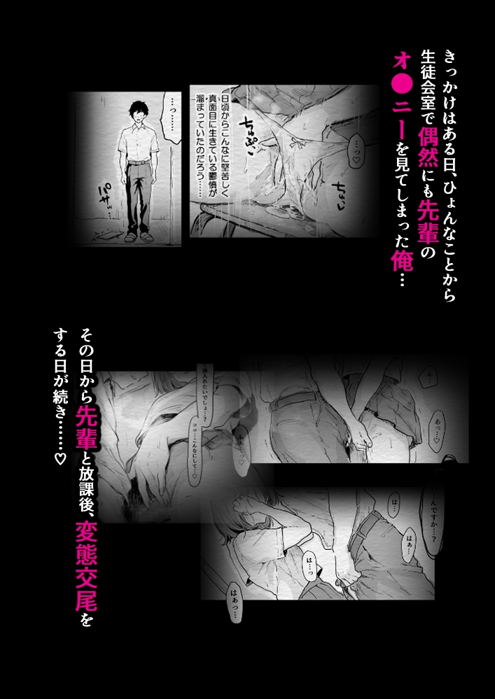 みんなの憧れの生徒会長は実は淫乱痴女で俺と放課後、変態交尾しまくり♡