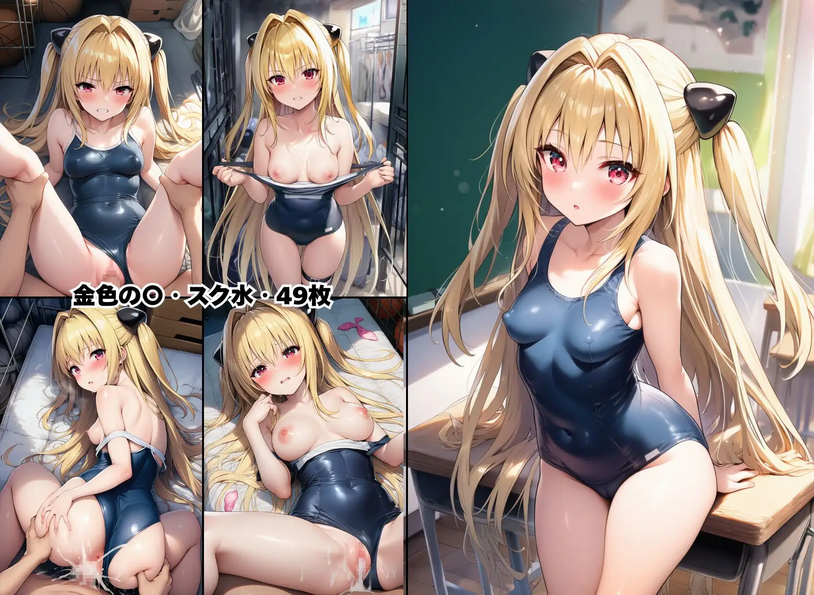 文化祭のコスプレでTo●OVEるヒロインが寝取られた サンプル画像 6