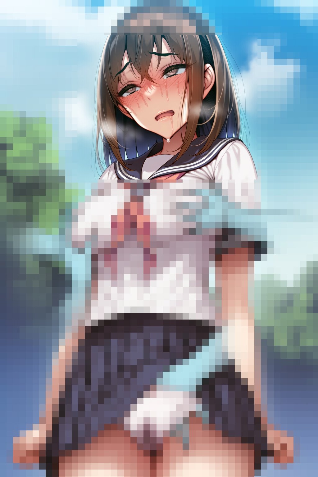『レズ幽霊に取り憑かれ、日常全てで愛撫されて焦らし抜かれ、イカされまくった女子○生』原作&音声版セット