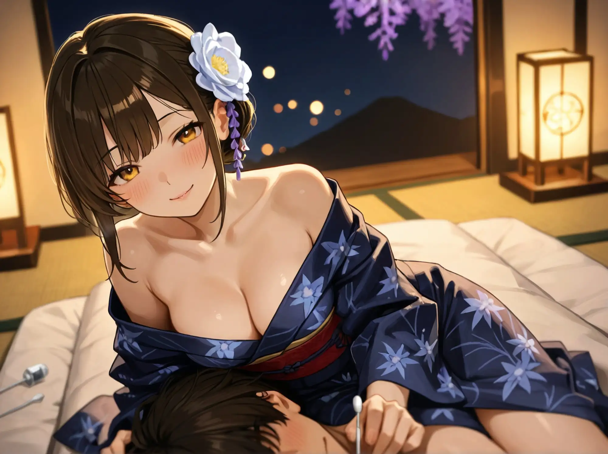 【看板娘×膝枕】あやかの湯宿ささやき日記 第十六夜 膝枕の耳かき【耳かき・囁きASMR】 サンプル画像 2