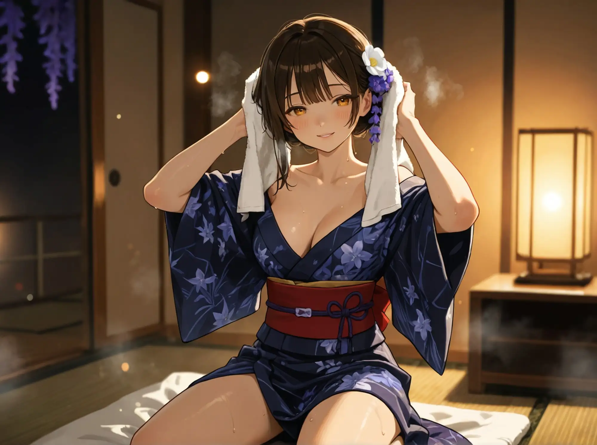 【看板娘×湯上がり膝枕】あやかの湯宿ささやき日記 第十七夜 湯上がりの耳かき【耳かき・囁きASMR】 サンプル画像 2
