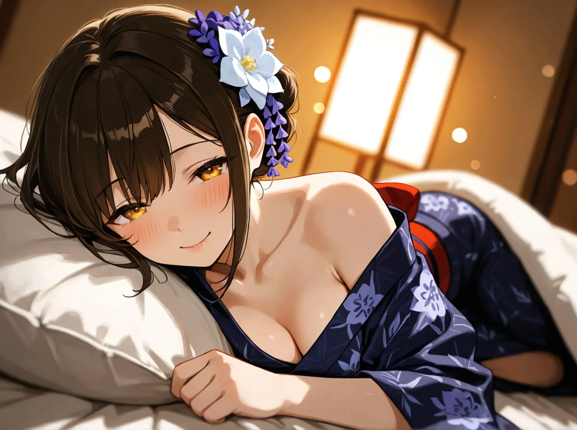 【看板娘×湯上がり膝枕】あやかの湯宿ささやき日記 第十七夜 湯上がりの耳かき【耳かき・囁きASMR】 サンプル画像 4