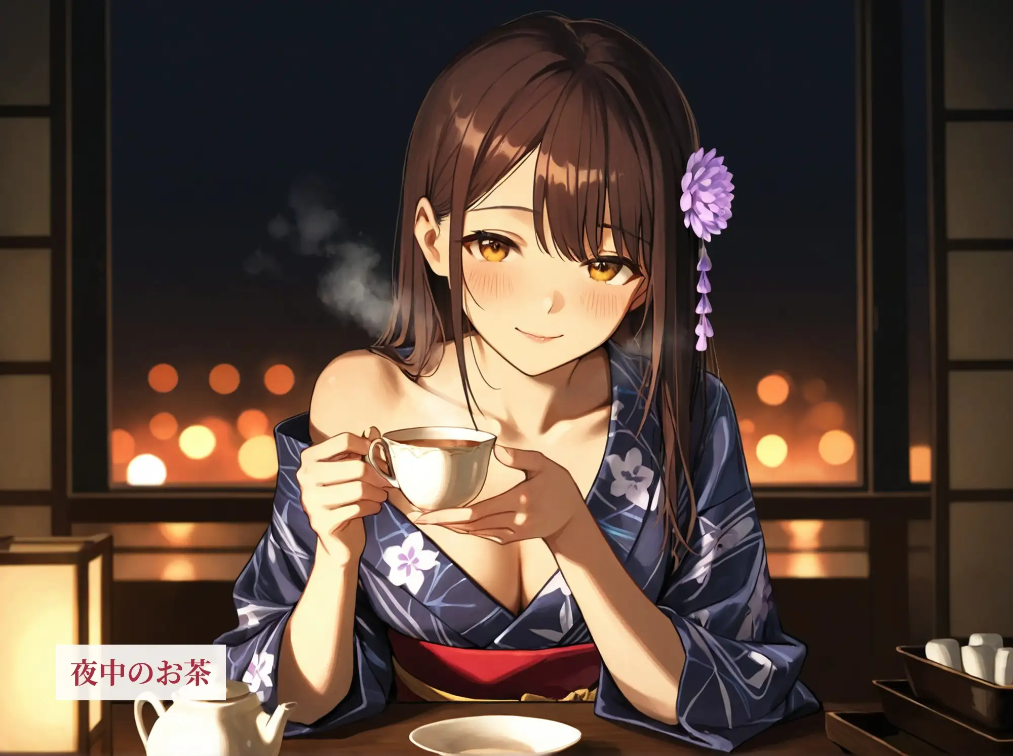 【耳かき×仕上げ梵天】あやかの湯宿ささやき日記 第二十夜 仕上げの梵天【耳かき・梵天・囁きASMR】 サンプル画像 9