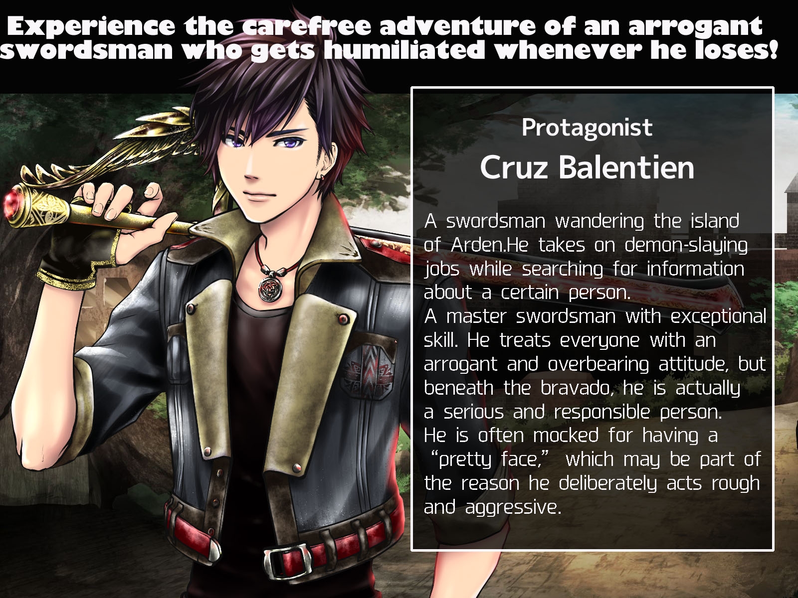 The Strongest Swordsman Is Humiliated When He Loses to His Enemies: An RPG Visual Novel Chapter 1 サンプル画像2