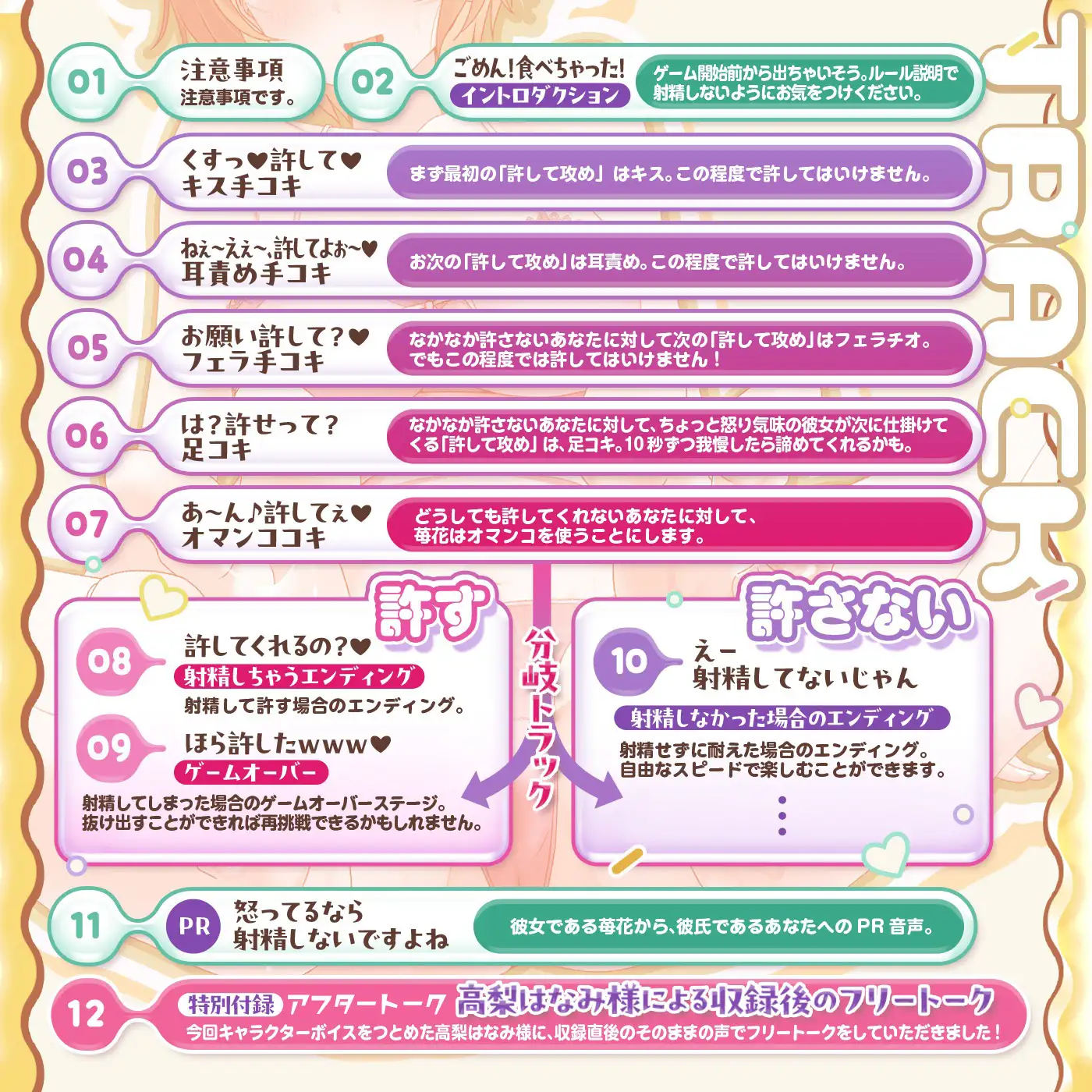 【射精我慢ゲーム】プリン食べちゃった♪「射精de仲直り1」〜ぼくは怒ってるの！彼女が手コキやフェラで怒りを鎮めようとしてくるけど絶対に許さない！〜【許して攻め】_4