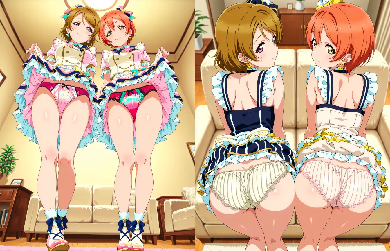 スクールアイドルのイラストセット サンプル画像 6