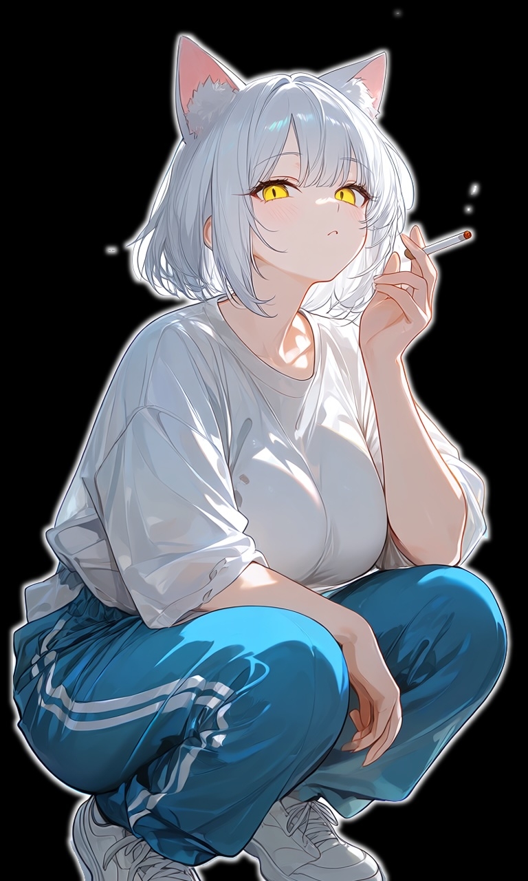 ヤニ切れした猫耳娘は金欠なので中出しさせてタバコ代を稼ぎたい。【けもみみ/変態/痴女】