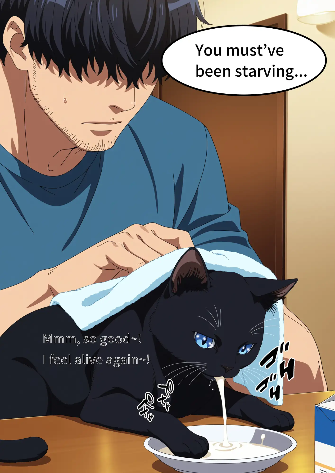 黒猫ギャルの恩返し サンプル画像 4