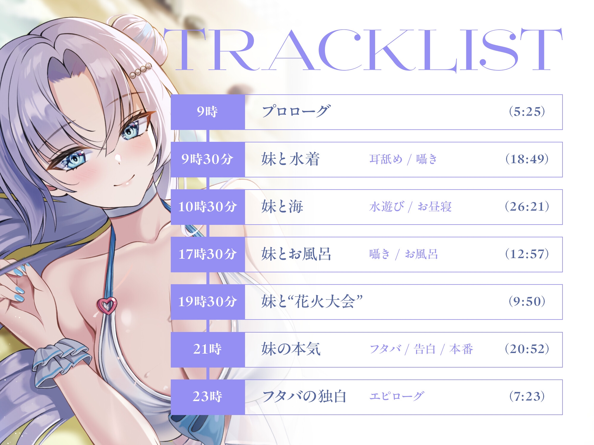 【早期特典10月7日迄/Track 1・2(約25分)体験版で公開!】夏と海と、そして妹と。 (妹の願いは〜サキュバスが叶える!?フタバ編!) 。