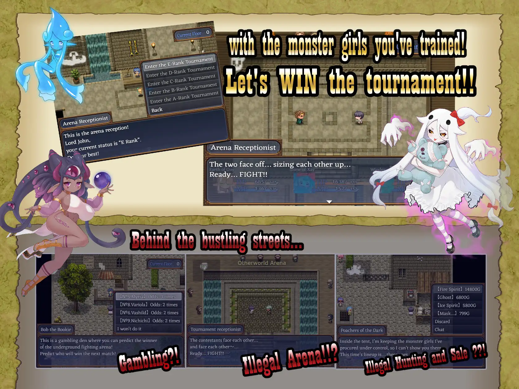 Monster Garden: Monstergіrls Labyrinth サンプル画像 4