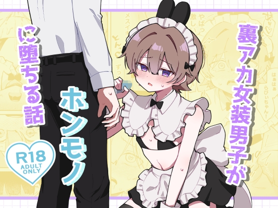 裏アカ女装男子がホンモノに堕ちる話