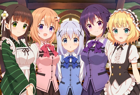 【ご〇うさ】チ〇・コ〇ア・リ〇・シ〇ロ・千〇の5人乱交パーティー