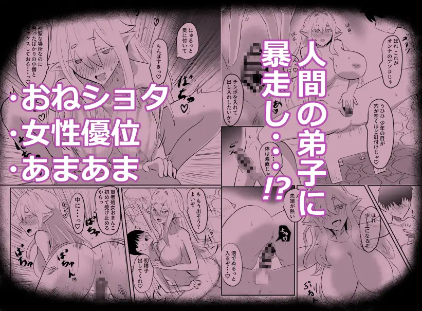 エルフの賢者と人間の弟子 サンプル画像 2