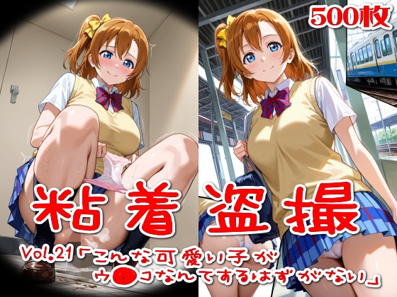 【500枚】粘着盗撮Vol.21「こんな可愛い子がウ●コなんてするはずがない」