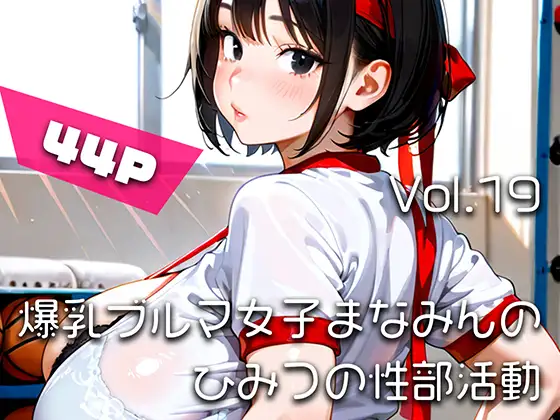 【AIアニメ巨乳美女写真集】Vol.19爆乳ブルマ女子まなみんのひみつの性部活動 ジャケット画像